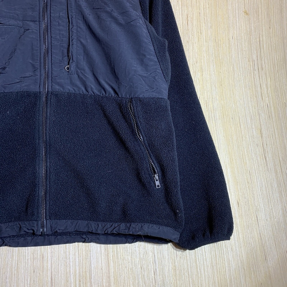 Vintage The North Face Sweater Large Black Long Sleeve Men's Zip Up Denali - Picture 11 of 15